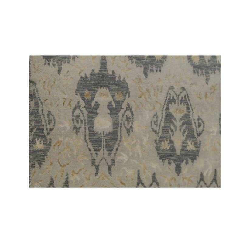 Cotton Ikat Area Rug
