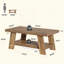 Ensemble de table basse et de thé rustique à 2 niveaux pour le salon, table centrale spacieuse | Idée de cadeau-1309299219