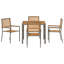 5 Piece Garden Dining Set-1407865563