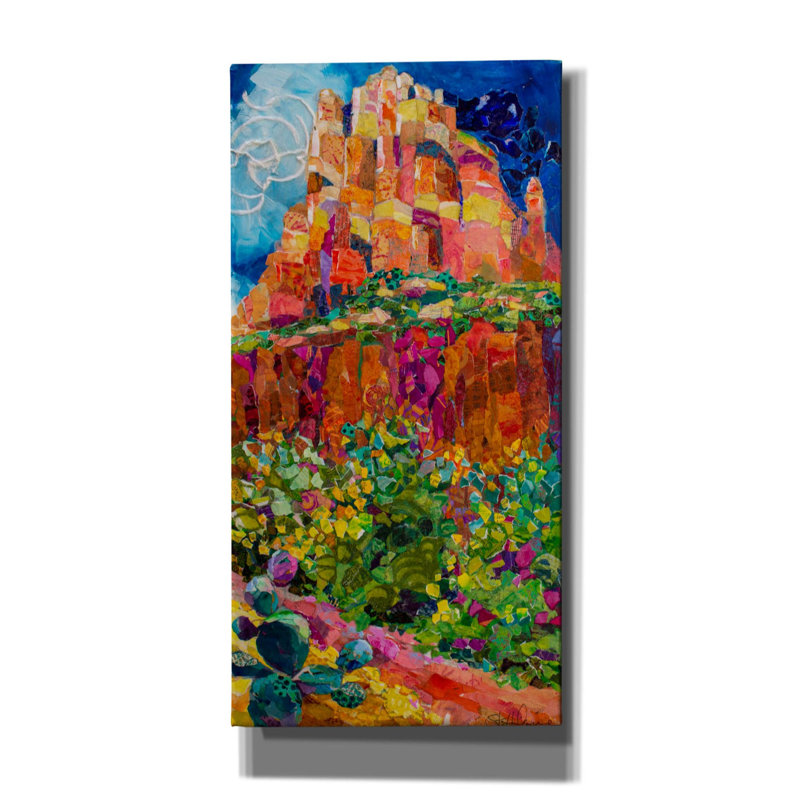 «Magic Mountain on Canvas» par St. Hilaire Elizabeth, reproduction, H 24 po x l 12 po x P 0,75 po