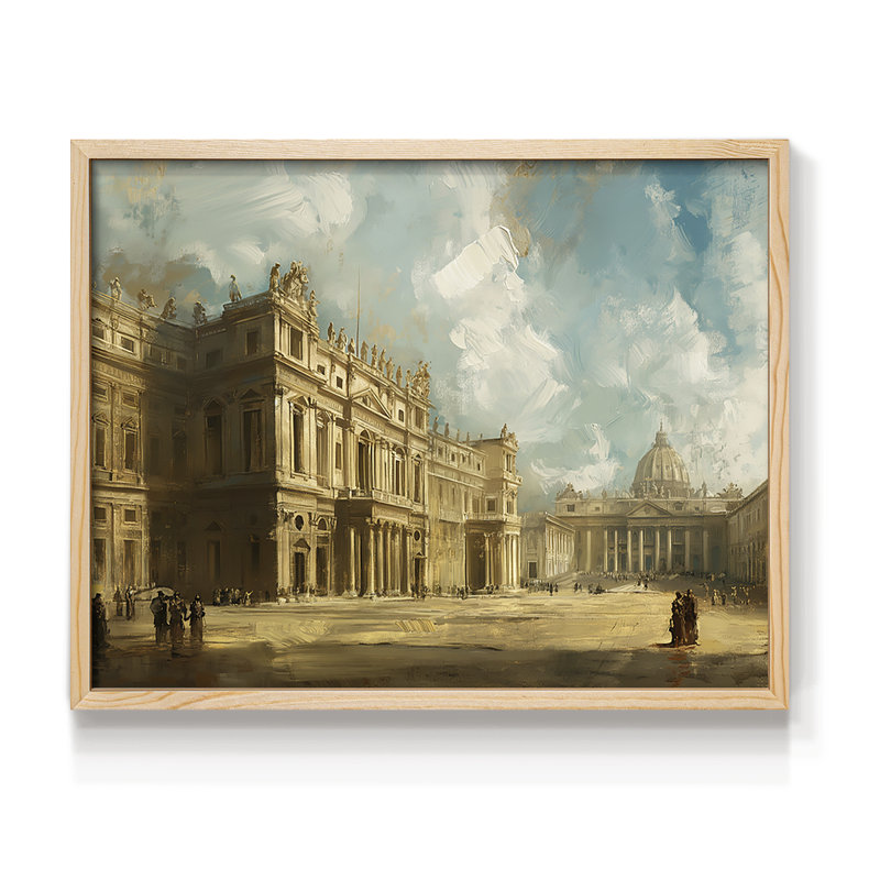 Paysage, série CLCL-XXXI, reproduction encadrée, Naturel, H 11 po x l 14 po