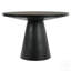 Retro Round Dining Table Minimalist Elegant Design For Living And Dining Rooms, Perfect For Small Spaces And Modern Decor-2135952271