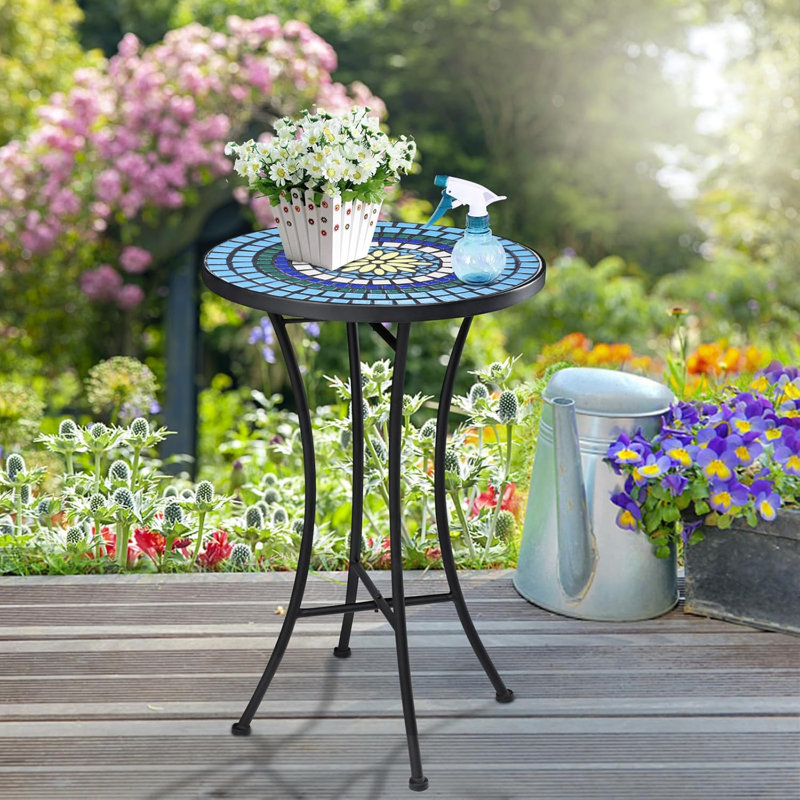 Table d'extérieur Silvie 14 L x 14 W