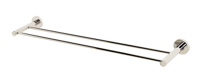 Towel Bar, Polished Nickel, 2" H x 26" W x 5.31" D