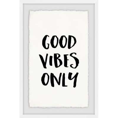 Strinko 'Good Vibes Only VIII' Framed Print