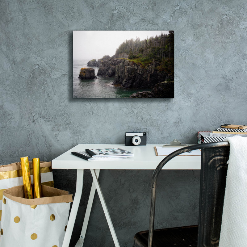 «The Bold Coast» par Rick Berk, art mural sur toile, H 12 po x l 18 po x P 0,75 po