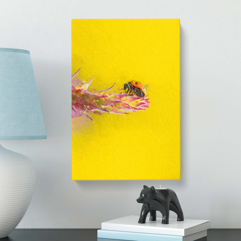 Ladybird - Wrapped Canvas Painting, 61 cm H x 40.6 cm W