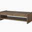 Table basse à 2 tiroirs avec plateau en bois - cacao