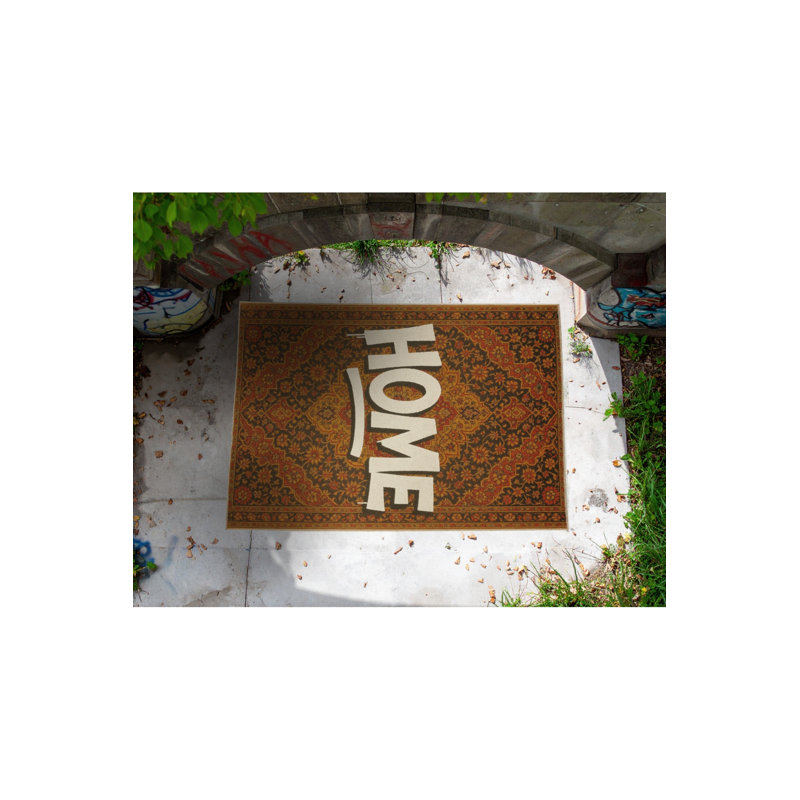 Tapis beige tissé Mosso, 4'11" x 7'7"