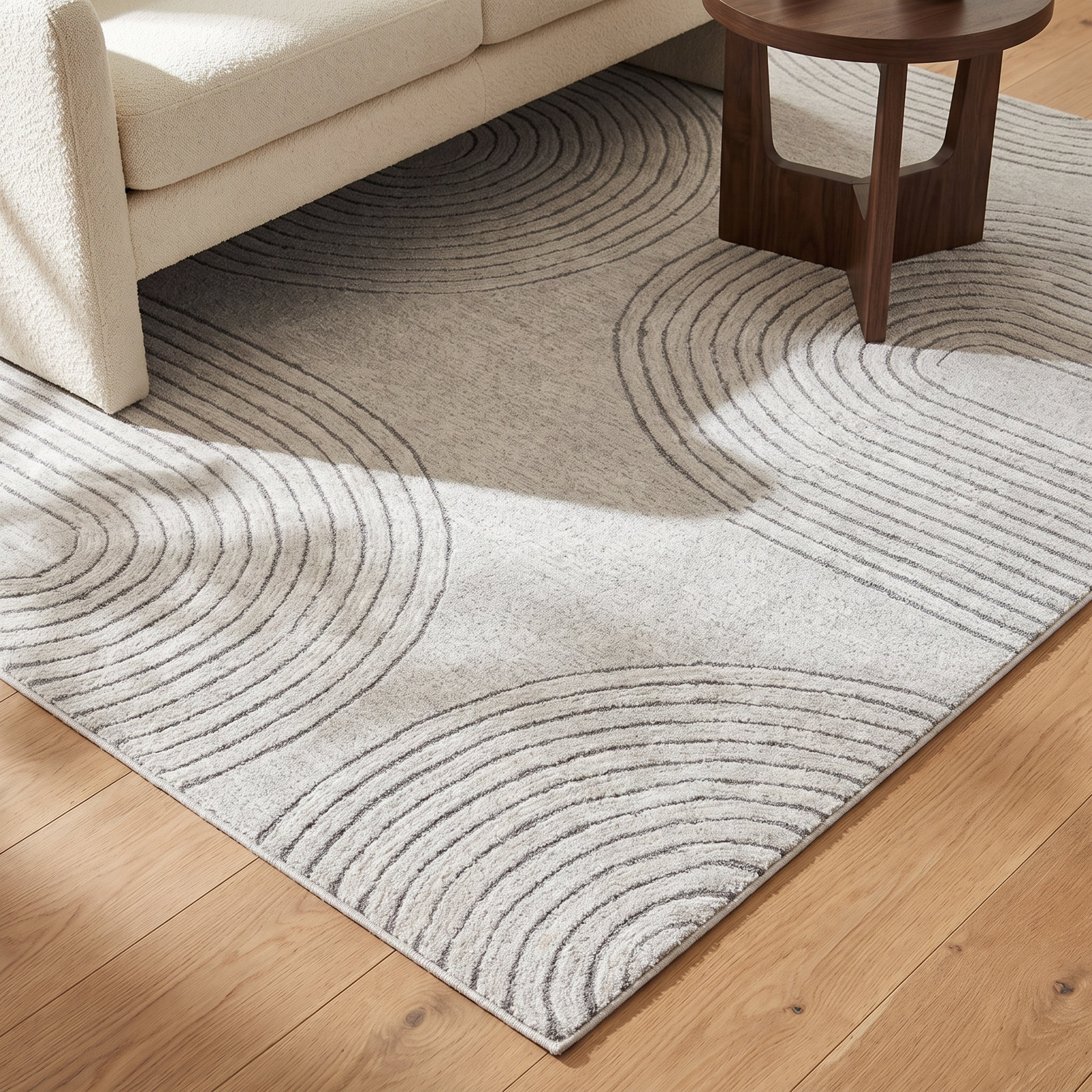 Helaine Hand-Tufted Abstract Rug, Rectangle 7'9" x 9'9"