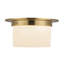 Mineral 11-in Brass Flush Mount-2005206601-2005206596