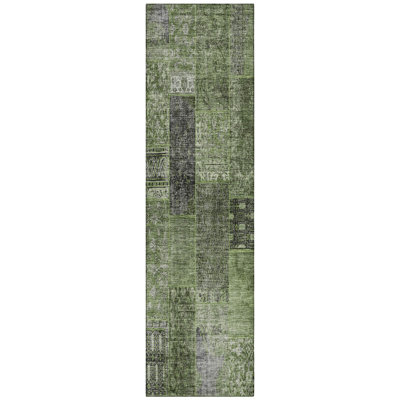 Madysyn Washable Patchwork Indoor / Outdoor Rug