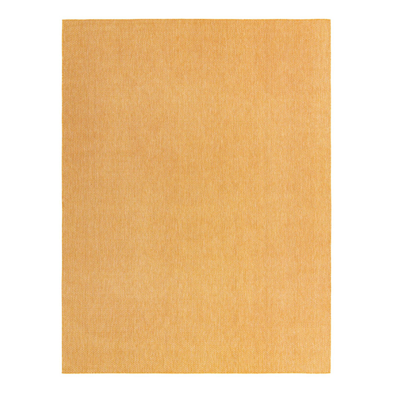 Tapis intérieur / extérieur Avaughn, Rectangle 10 pi x 13 pi 1 po, Jaune