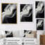 White Black Abstract Turbulence On Canvas Print-240622289-240622292