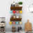 Asavira Solid Wood Wall Organizer with Key Hooks