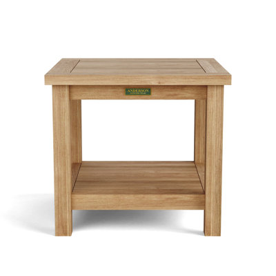 Bahama Outdoor Square Teak Side Table