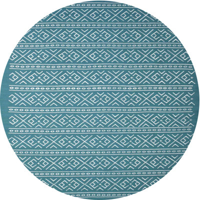 Tapis bleu/gris contemporain