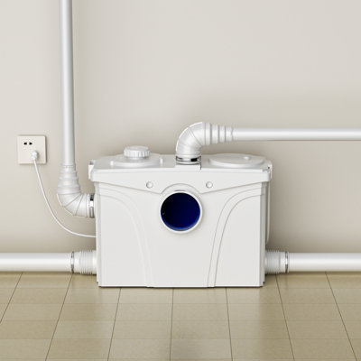 Système de pompe 800W Macerator 800W avec 4 entrées pour le sous-sol