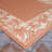 Wegener Floral Terracotta Natural Indoor Outdoor Area Rug-1838570187