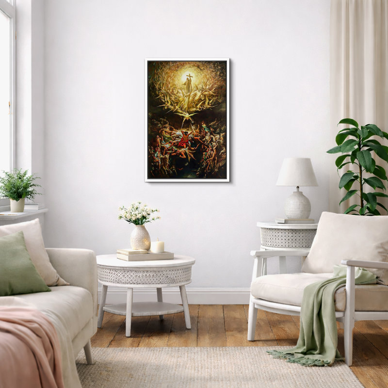«Apocalyptic Glory» et «Angelic Hosters», œuvres d'art révélatrices bibliques dramatiques, impression sur toile encadrée