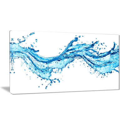 " Blue Water Splashes "