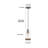 Mclemoore 1 - Light Lantern Pendant
