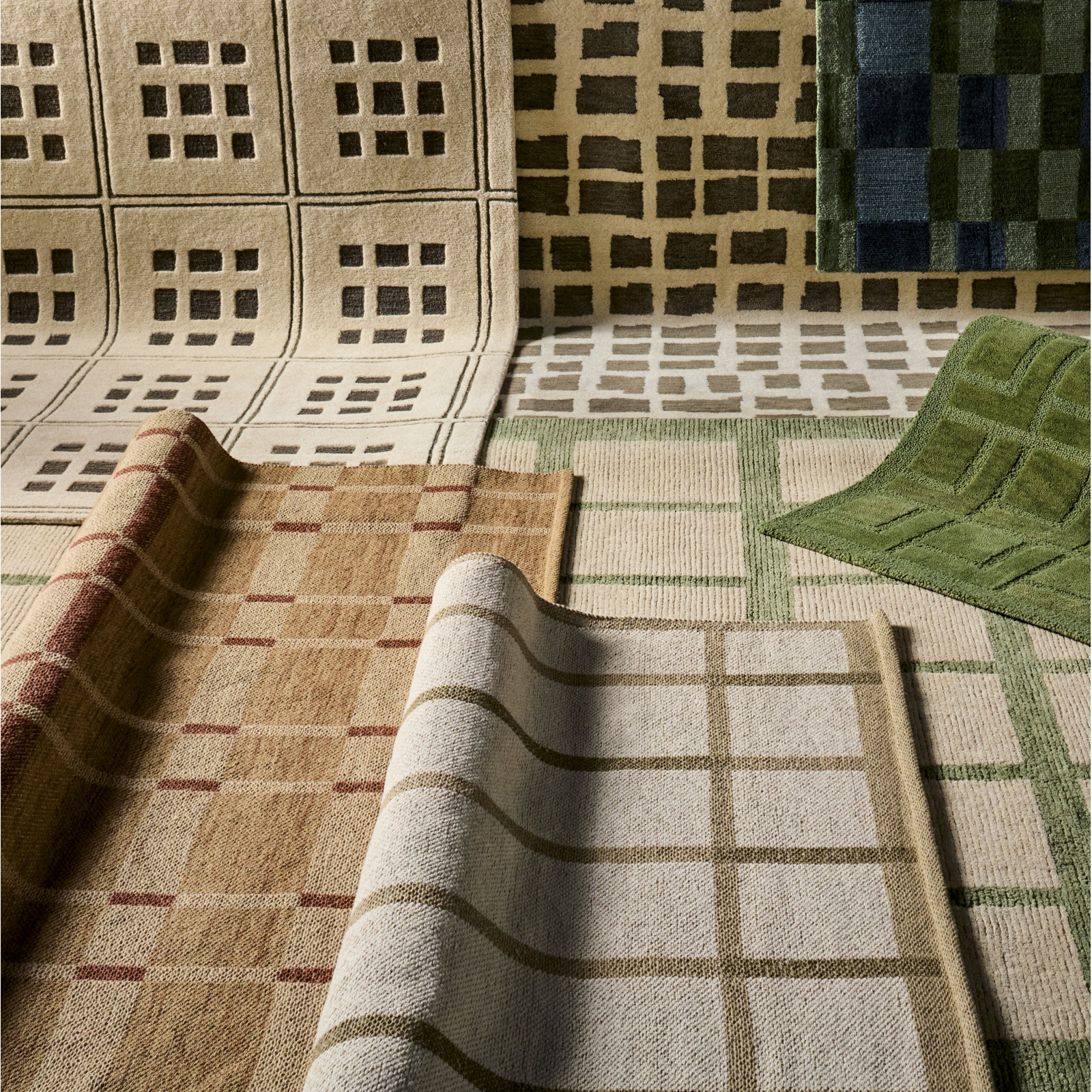 Parina Hand-Tufted Wool Rug, Rectangle 5' x 8'