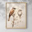 Reproduction d’animal rétro, impression encadrée sur papier-536935827-536935824
