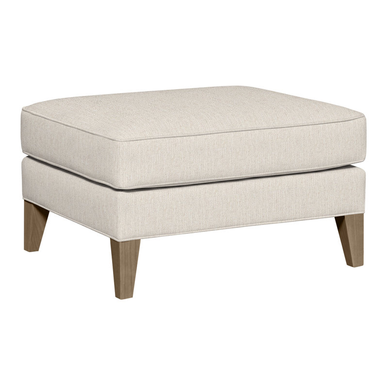 Burlingame Upholstered Ottoman, Hampton, Instant Parchment