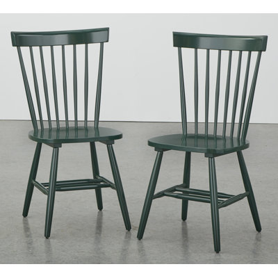 Aulii Rubberwood Solid Wood Side Chair