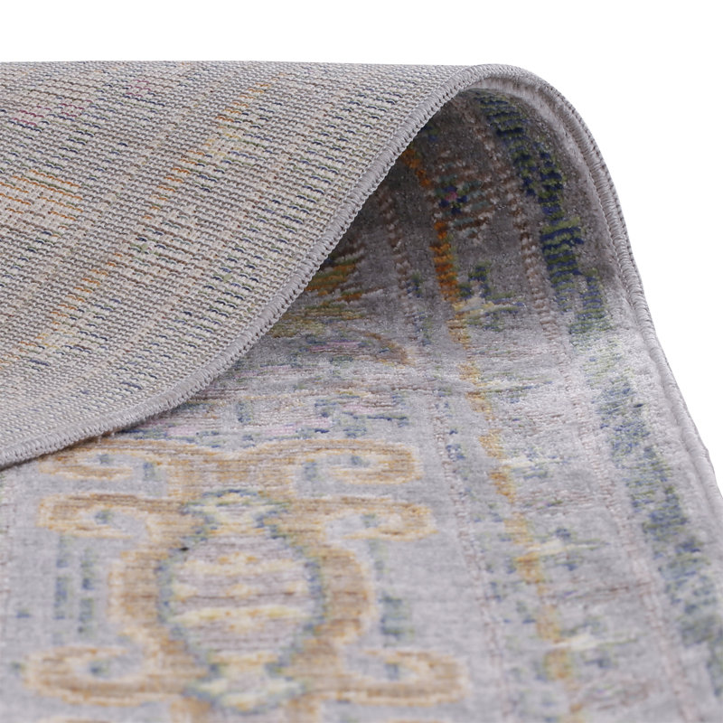 Horwitz Machine Woven Grey Indoor Rug, Rectangle 122 x 183cm