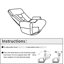 Chaise rotative à 360 degrés avec une taille réglable et pour un soutien du dos relaxant
