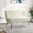 Euclid 47" Velvet 2-Seat Armless Loveseat-891959022