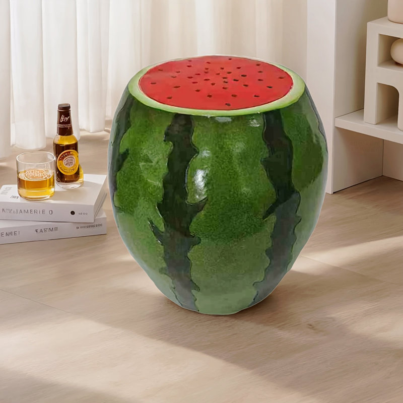 Tabouret à fruits, tabouret en résine surdimensionné, table d'appoint, décorations d'intérieur pour jardin, meubles de jardin innovants et polyvalents