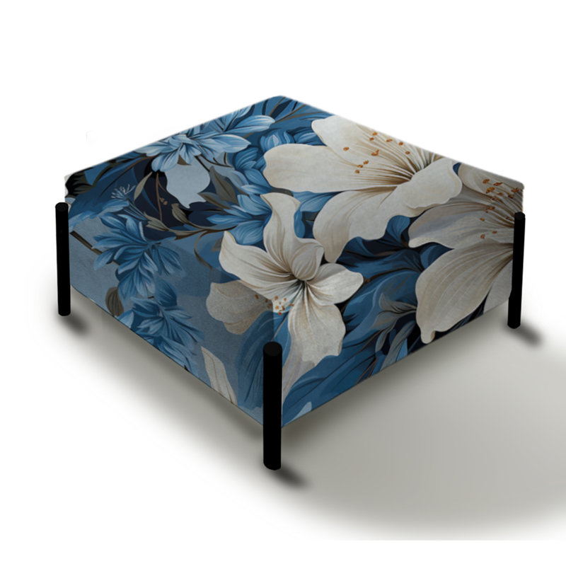 Motif tropical azur Azure