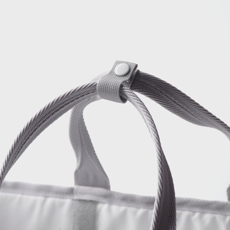Organisateur de couches portatif avec diviseurs amovibles, rangement pour chambre de bébé grande capacité, Gray