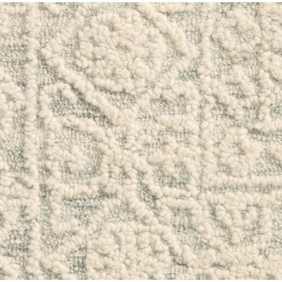 Albie Handmade Wool Mist/Ivory Rug