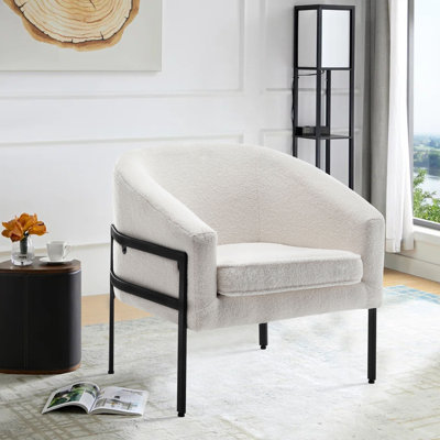 Upholstered Barrel Chair