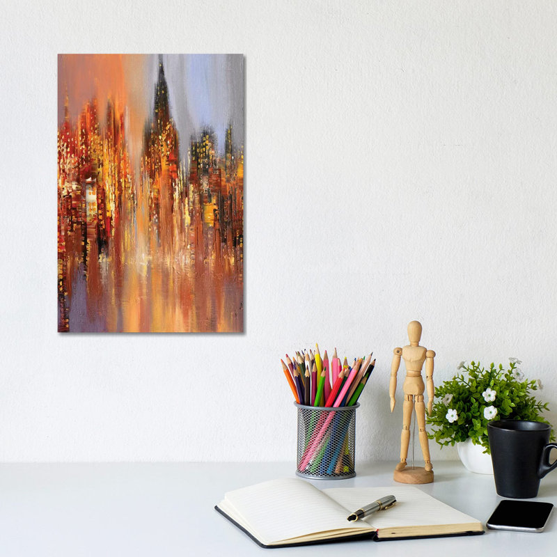 Misty Dawn 1 Piece Wrapped Canvas Wall Art, 20.32 cm H x 30.48 cm W