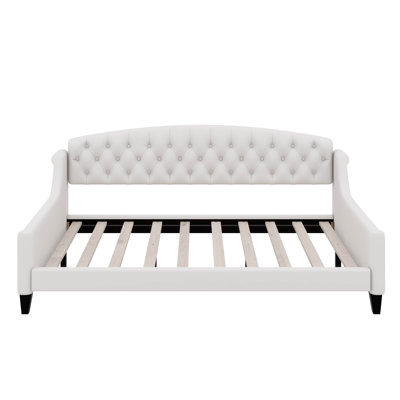 Full Size Modern Luxury Tufted Button Daybed