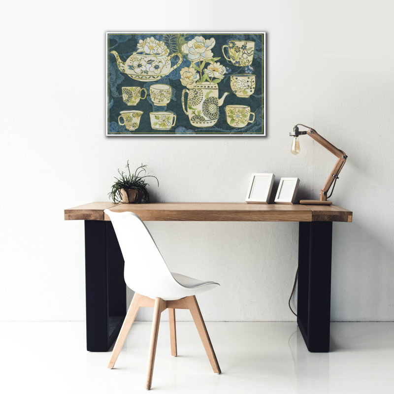 Art mural sur toile, collection Oolong A 'par Chariklia Zarris, 40 po x 26 po