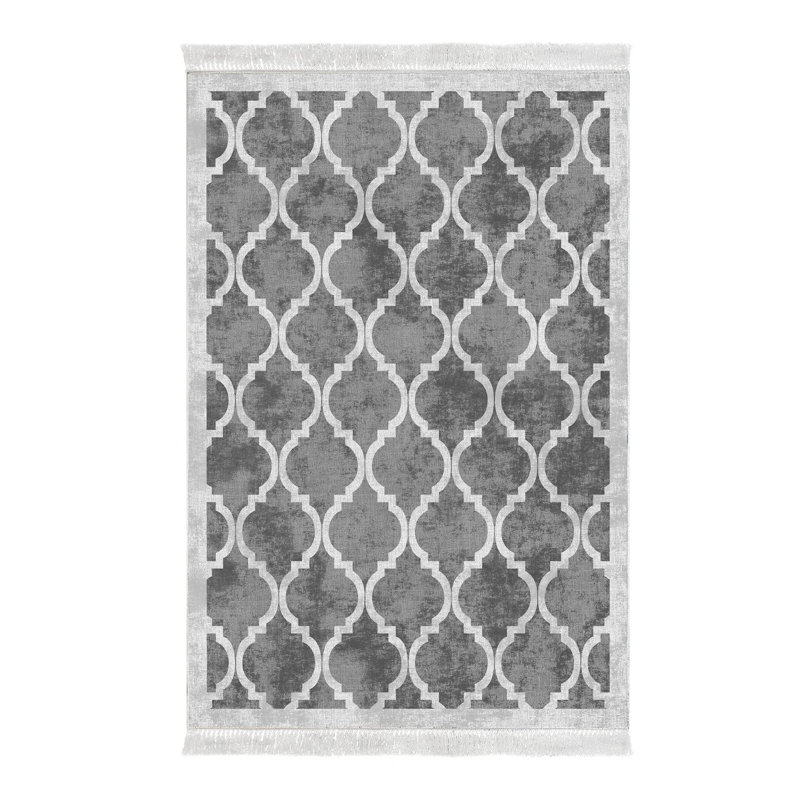 Shnorhk Geometric Area Rug, Rectangle 80 x 150cm