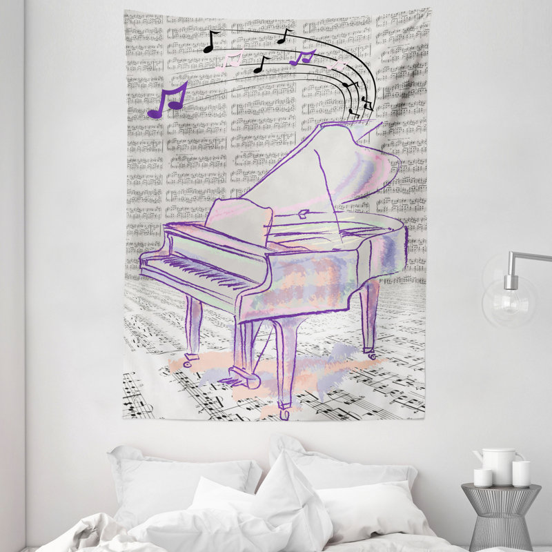 Tapisserie en polyester, H 80 po x l 60 po