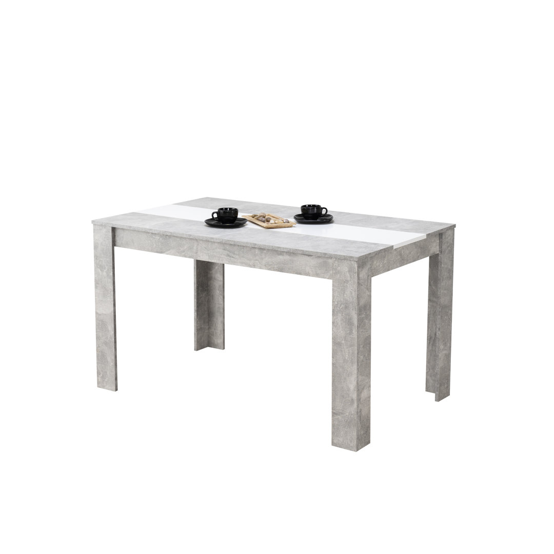 Domus Oak/Black Dining Table