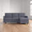 Breinigsville Upholstered L-Shaped Sectional Reversible-1520131549