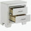 Glamour Design Furniture Room 1pc Table de chevet 2X tiroirs-1091692649
