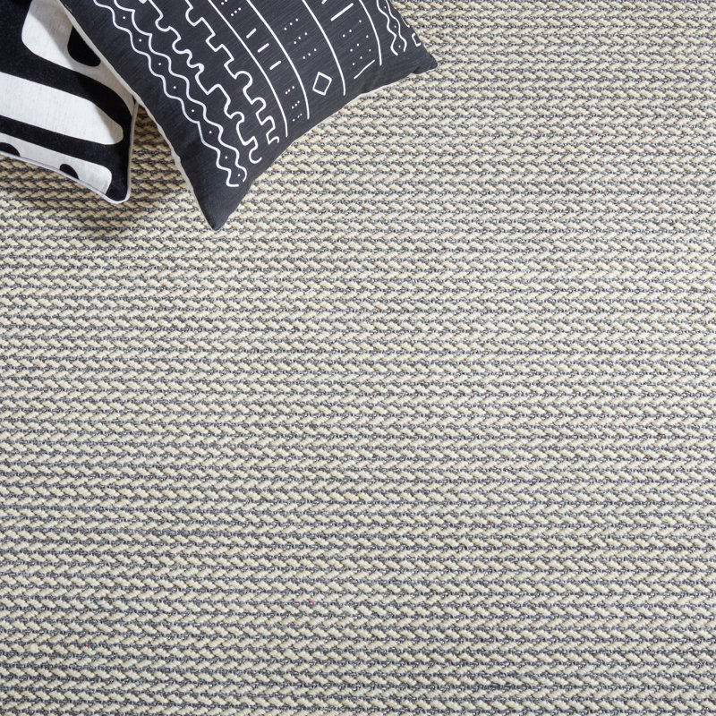 Tapis en laine et en sisal de couleur naturelle Glyndon, Rectangle 6 pi x 9 pi