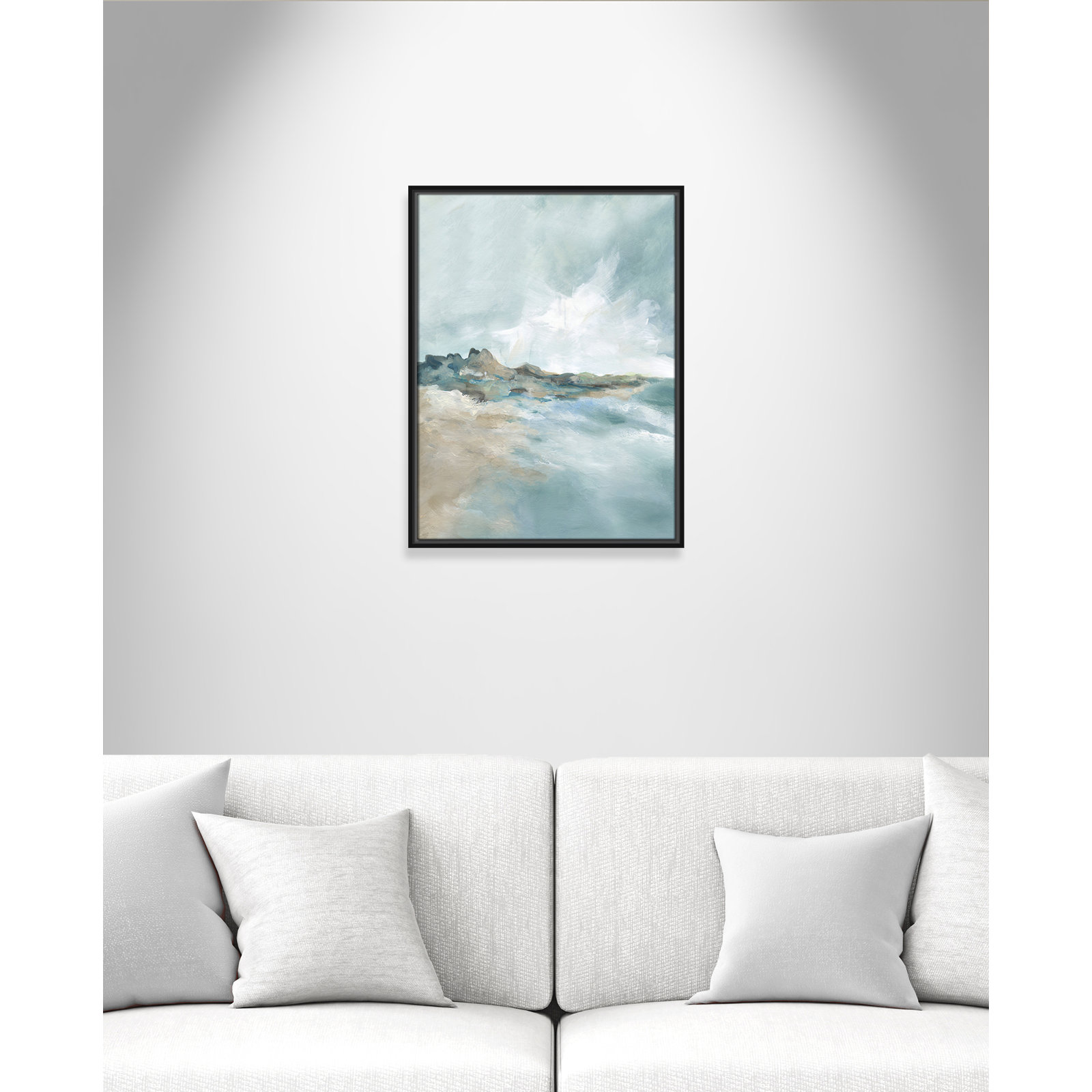 Sandpoint Print by Carol Robinson, Black, 25.5" H x 19.5" W