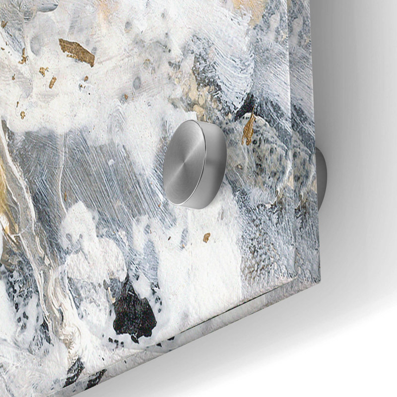 «Around & Around» par Roey Ebert, art mural en verre acrylique, H 24 po x l 36 po x P 0,2 po