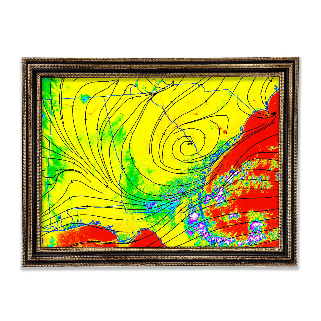 Leylines Gerahmter Druck